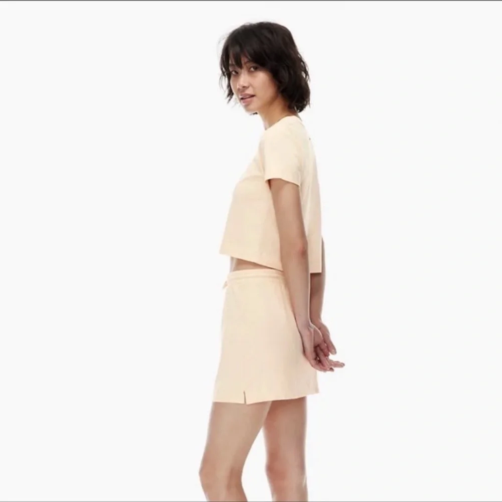 NWT Aritzia Wilfred Free Afternoon Skirt in Gd Sunfaded Apricot, Size XS - Picture 3 of 10